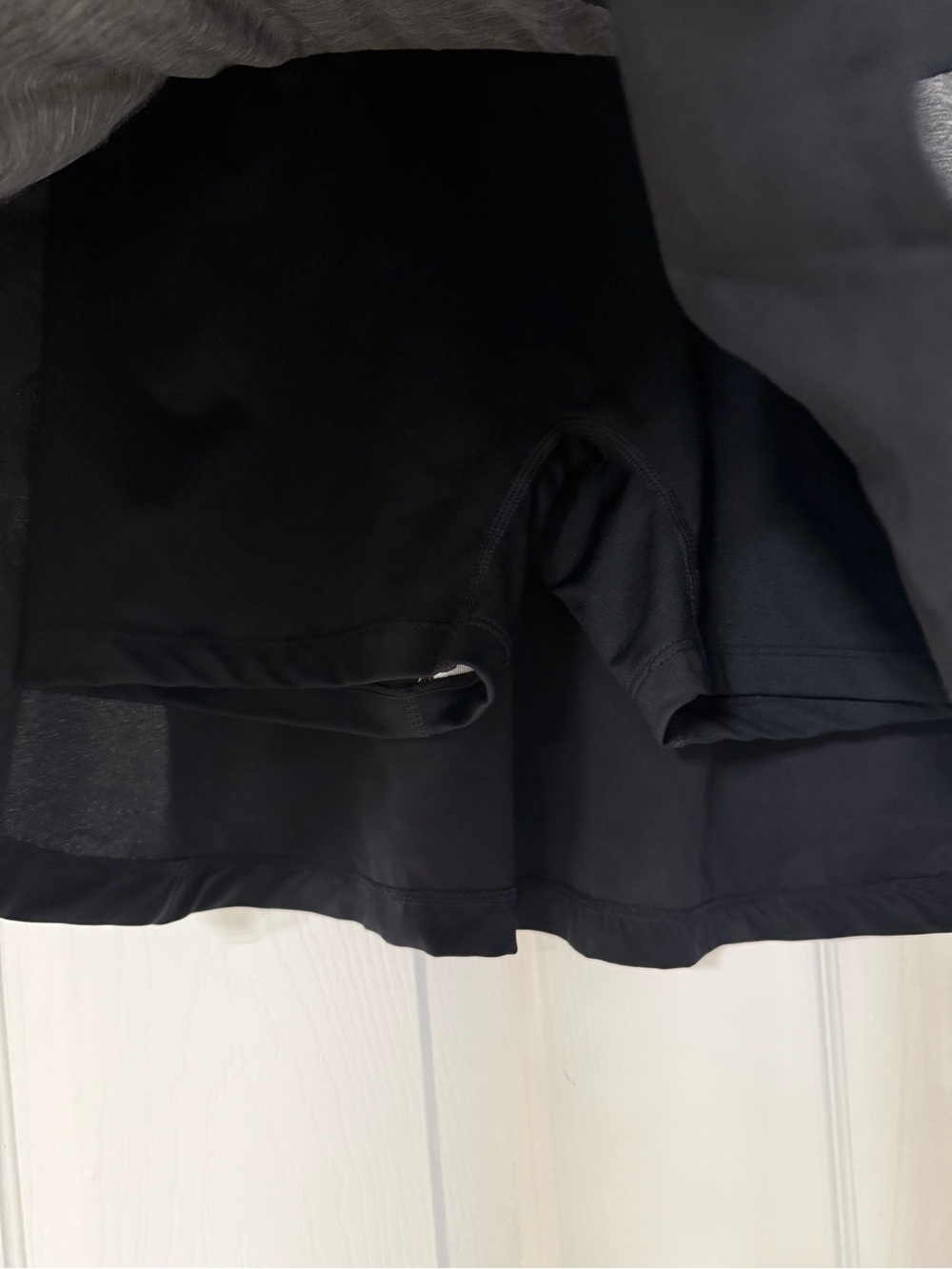 Nike Black and Heather Gray Skater Tennis Skirt - Picture 3 of 4